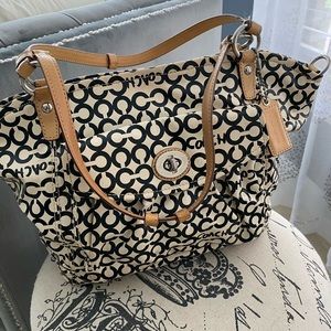 Authentic logo Coach tote bag